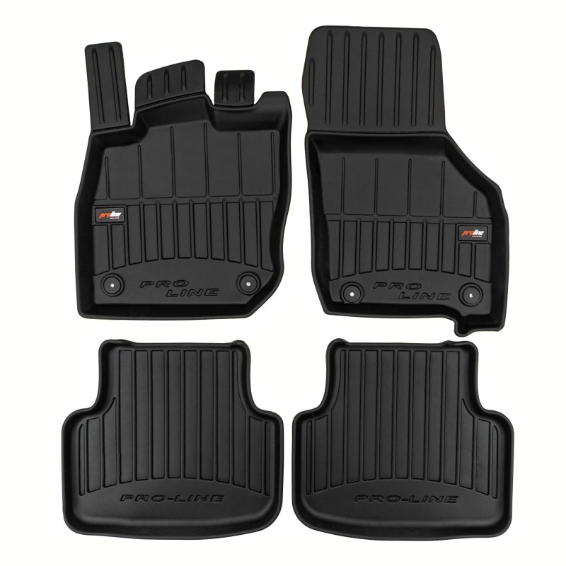 Tappetini compatibili con Skoda Octavia IV Mild Hybrid dal 2019 in poi, su misura in Gomma TPE